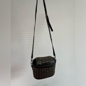 SUMMER SALE: Black studded crossbody